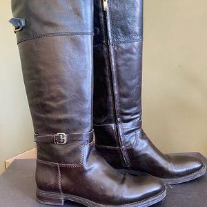ENZO ANGIOLINI | DARK BROWN & BLACK BOOT |SIZE 8.5